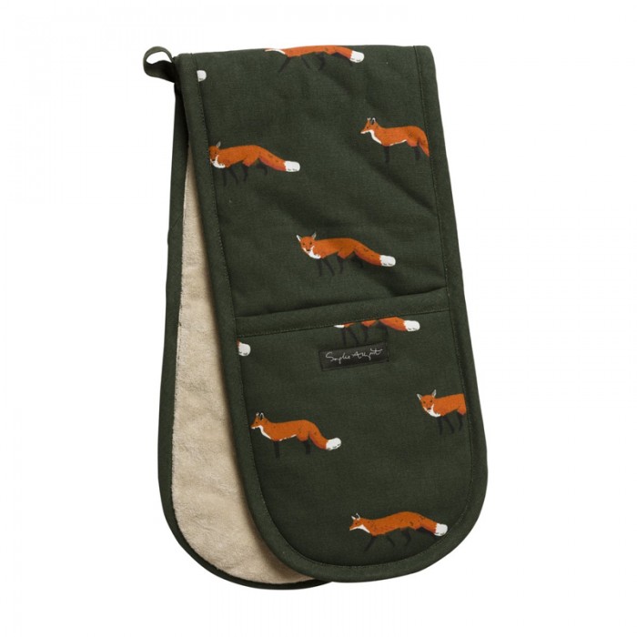 Foxes Double Oven Glove