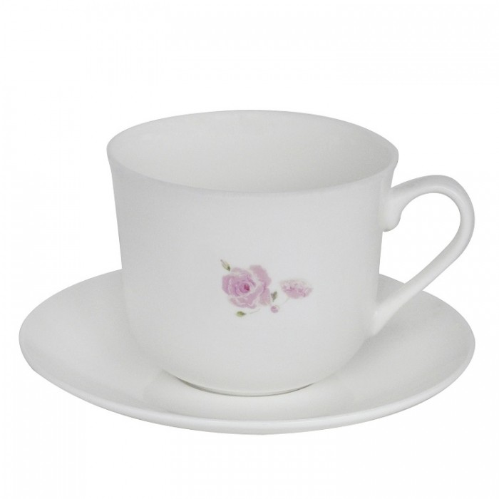 Rose Tea Cup & Saucer