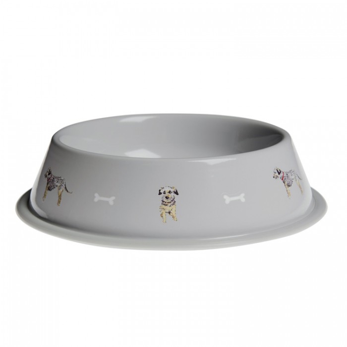 Terrier Metal Dog Food Bowl