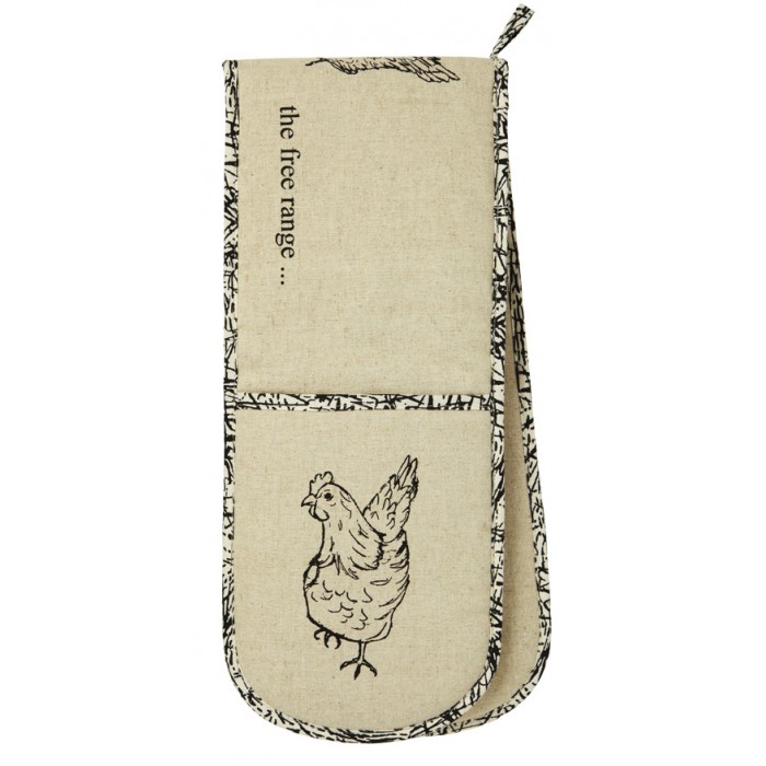 Ulster Weavers Chickens Oven Gloves 'free range'