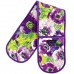 Bold Floral Design Double Oven Glove
