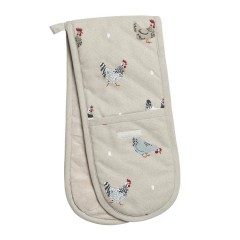 Chickens Lay a Little Egg Hens Double Oven Glove