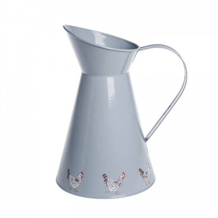 Chickens Tin Jug