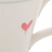 Susie Watson 'Oscar' Red Heart Straight Mug