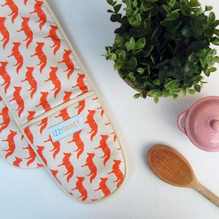 Fox Double Oven Gloves