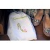 Embroidered Cotton Shoe Bag