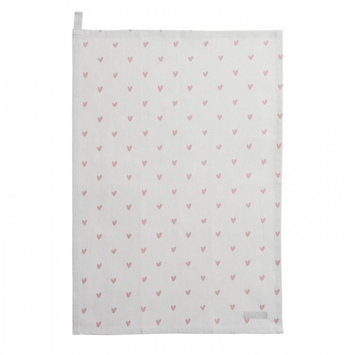 Hearts Tea Towel