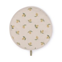Lemons Linen Circular Hob Cover Lemons Linen Circular Hob Cover