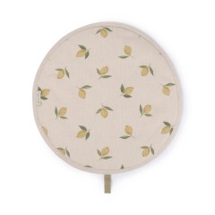 Lemons Linen Circular Hob Cover Lemons Linen Circular Hob Cover
