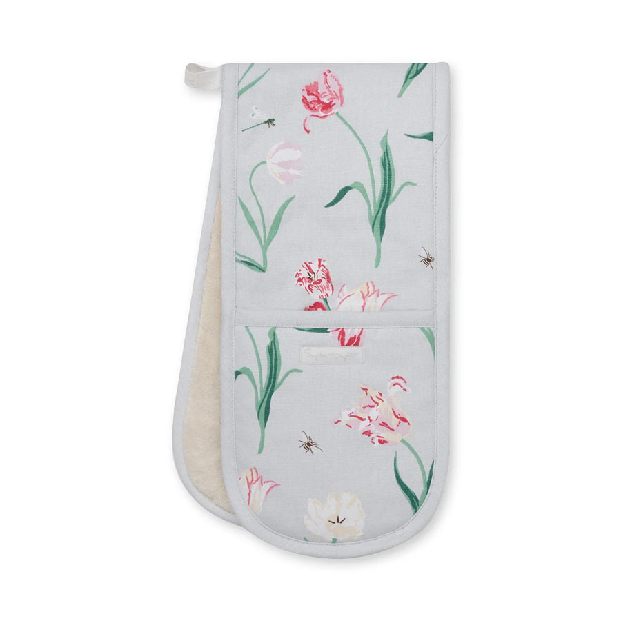 Sophie Allport Tulips Double Oven Glove