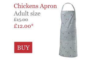 Sophie Allport Chickens Apron Adult Size