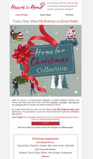 Heart to Home Christmas 2020 mailout screen grab