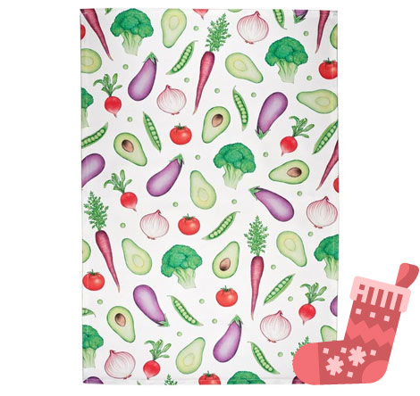 Lottie Murphy Vegetables Tea Towel
