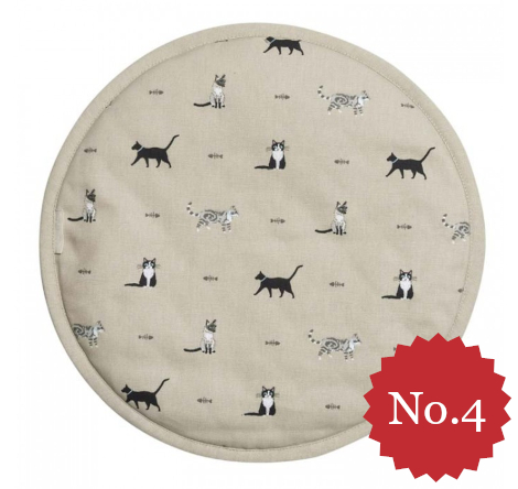 Purrfect hob cover by Sophie Allport