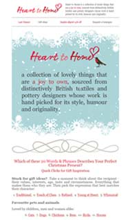 Heart to Home December 2016 mailout screen grab