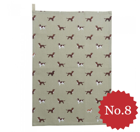 Sophie Allport Spaniels Tea Towel