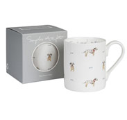 Terrier china mug with gift box