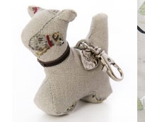 Terrier Keyring